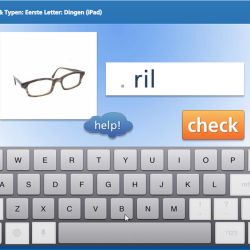 Lezen & Typen: Eerste letter, Dingen (iPad)