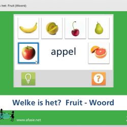 Welke is het: Fruit (Woord)