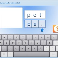 Natypen: korte woorden (iPad) 