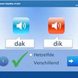 Luisteren & Vergelijken: Korte woorden