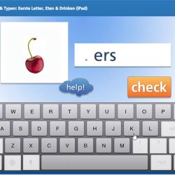 Lezen & Typen: Eerste letter, Eten & Drinken (iPad) 