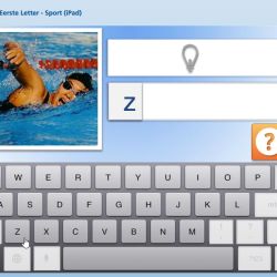 Lezen & Typen: Eerste letter, Sport 2 (iPad)