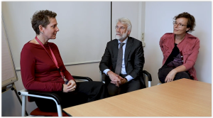 Prof. dr. Erik Scherder en Jiri in gesprek Prof. dr. Erik Scherder en Jiri in gesprek