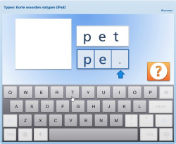 Natypen: korte woorden (iPad) 