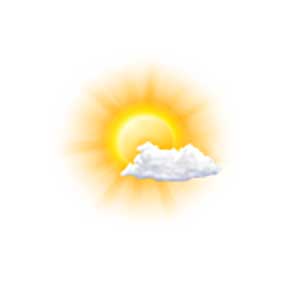 Licht bewolkt