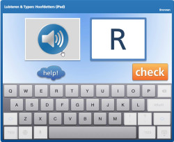 Luisteren & Typen: Hoofdletters (iPad) 