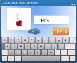 Lezen & Typen: Eerste letter, Eten & Drinken (iPad) 