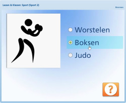 Lezen & Kiezen: Sport (pictogrammen)