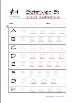 Schrijven 5: Hoofdletters