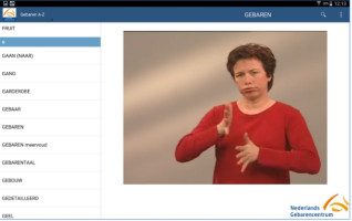 iSignNGT Gebaren woordenboek
